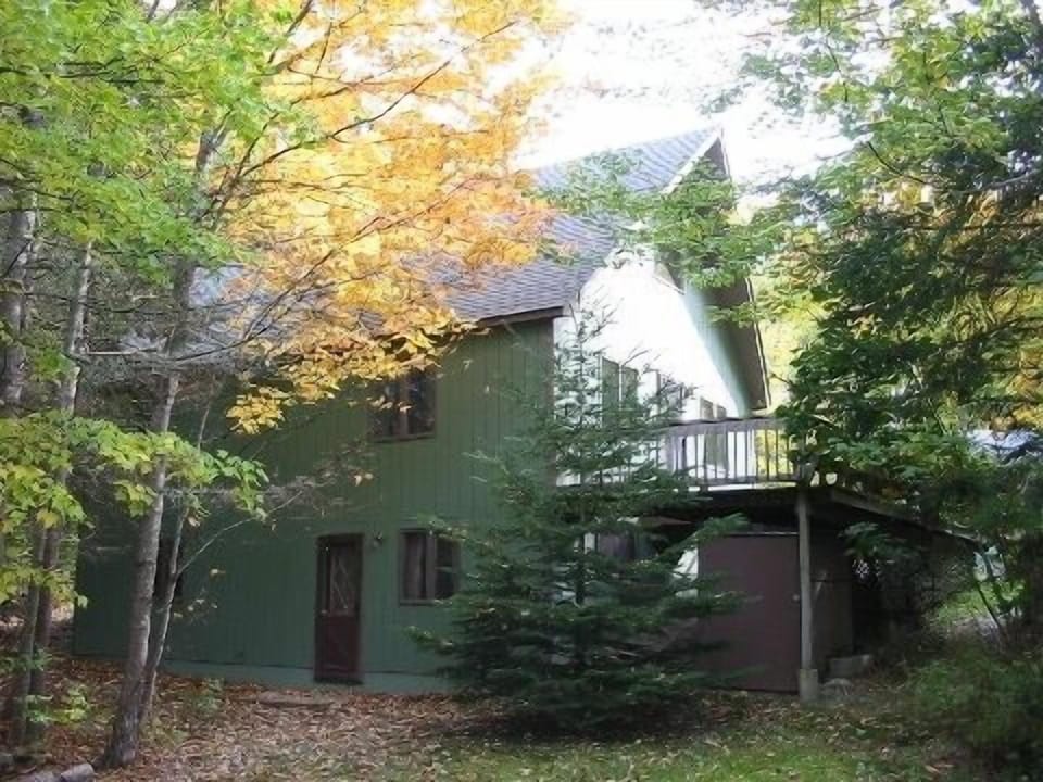 Rear View of Spruce Lodge-Wraparound Deck!