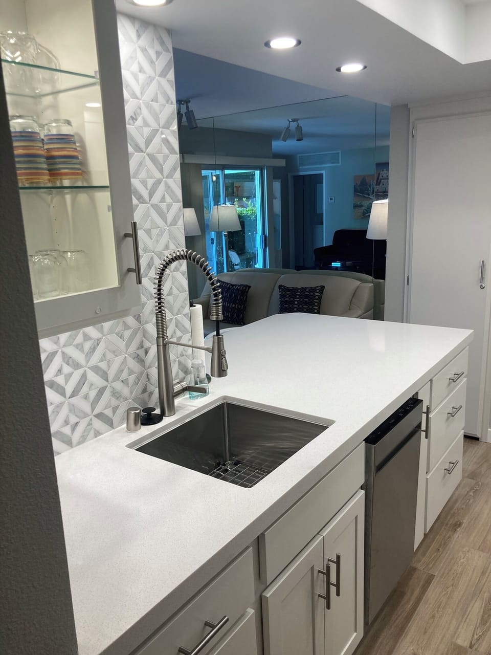 New quartz countertops