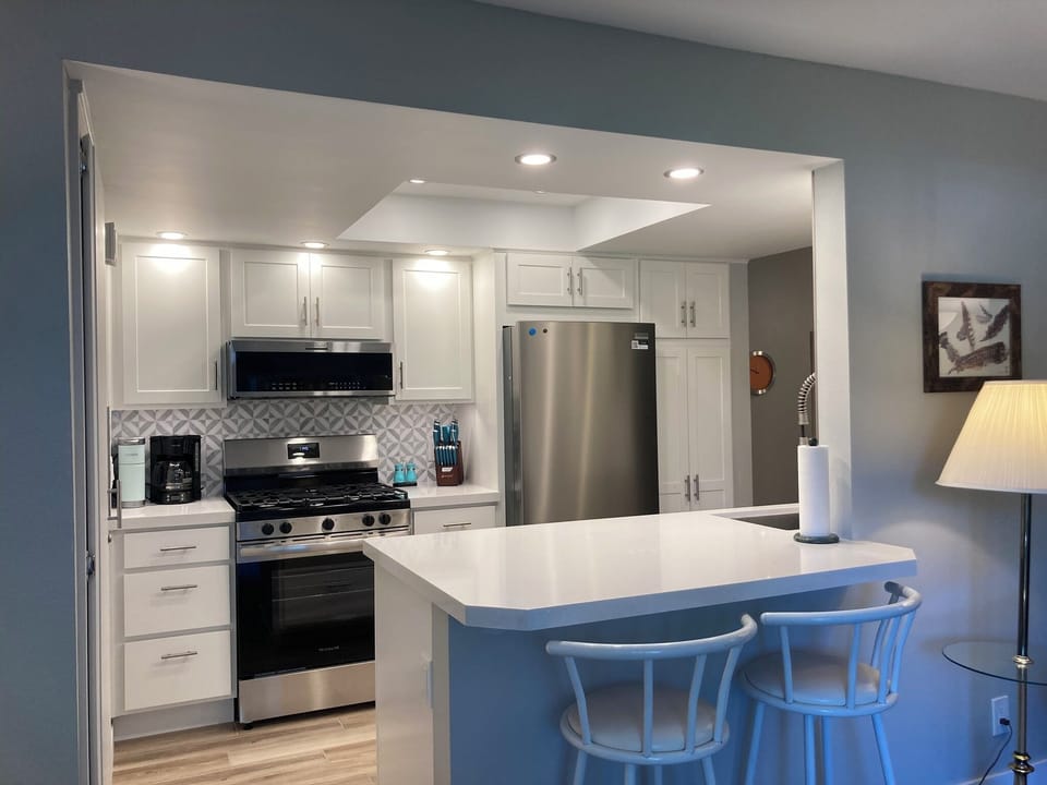 Fully remodeled kitchen in 2025.   New appliance, cabinets, countertops, sink