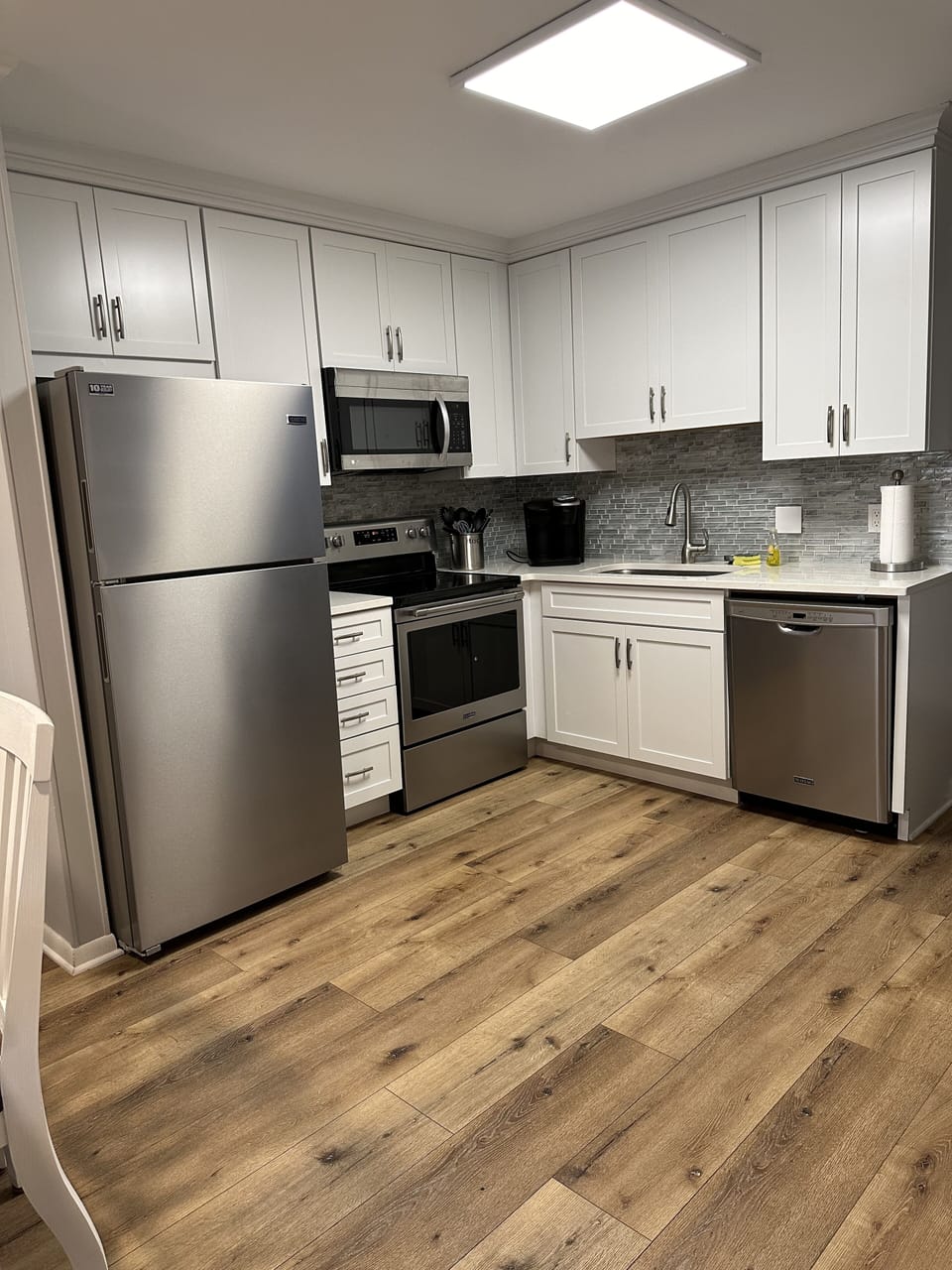 Well stocked and efficient kitchen