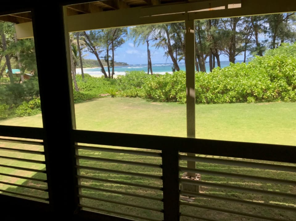 View from Downstairs Bedrooms