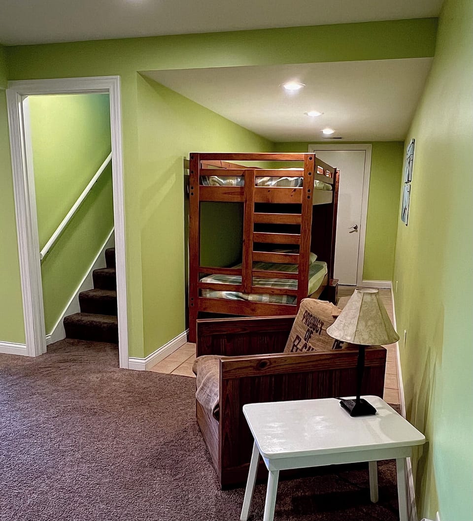 Downstairs bunk beds
