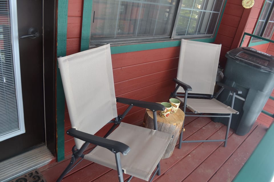 Relax on the patio.