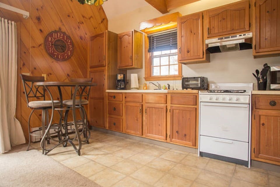 Gallery Kitchen with everything you need to cook a meal or enjoy some delivery.