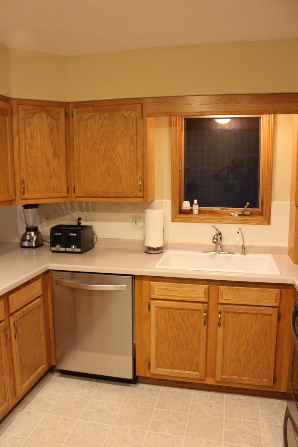 Kitchen sink and storage