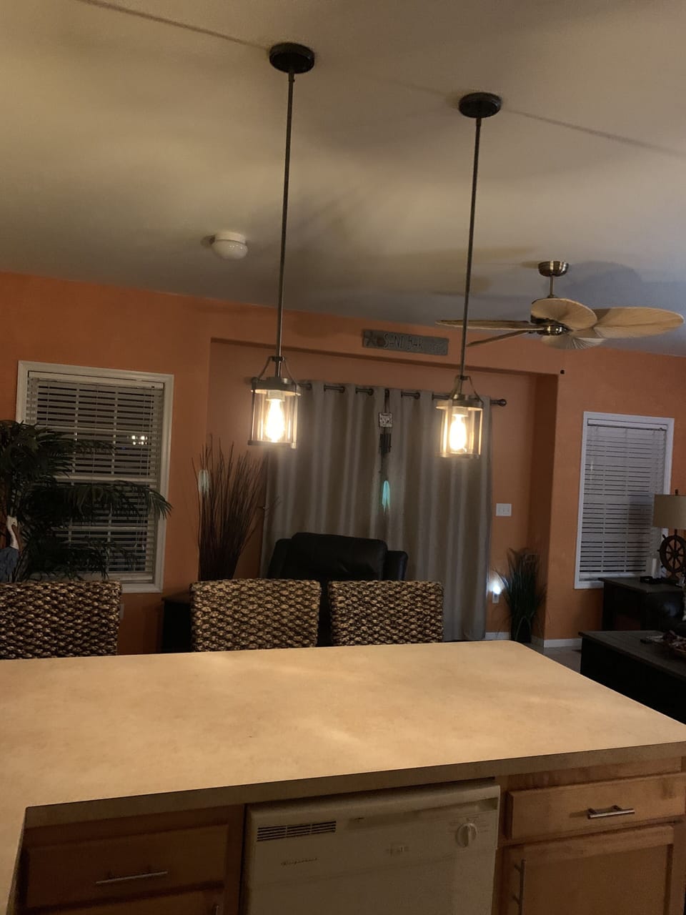 From kitchen 