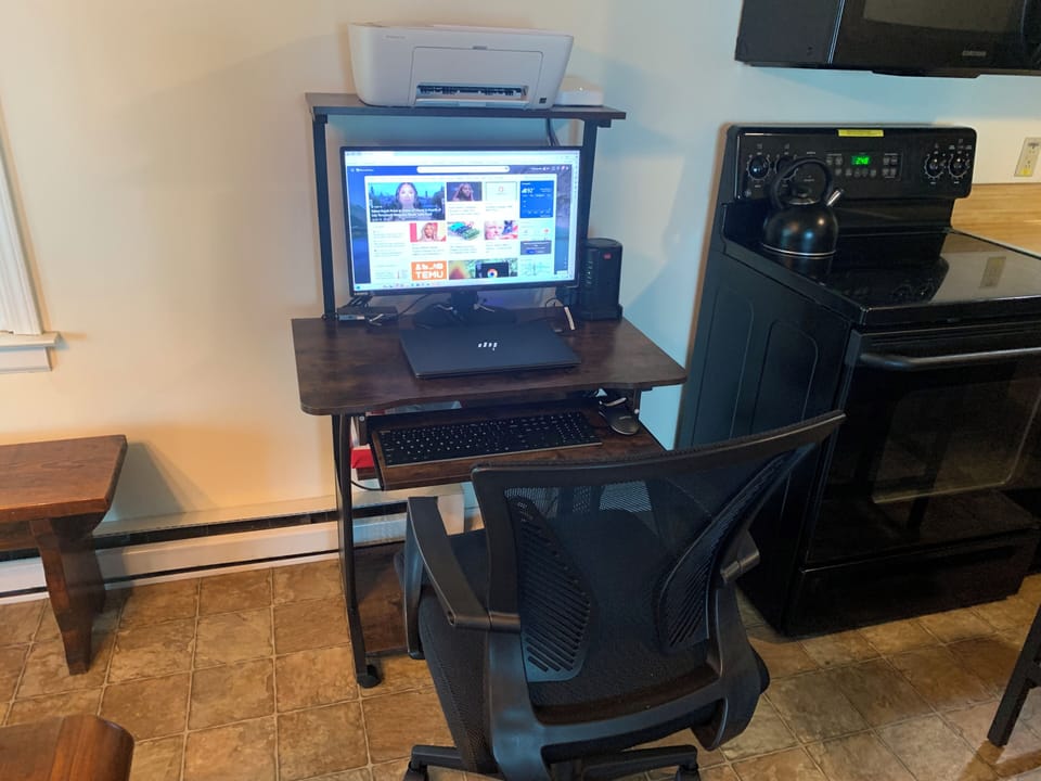 Workstation (Plug & Play using thunderbolt port) Printer/Copier included.