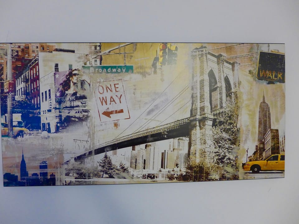 Living room vibe...welcome to NYC!