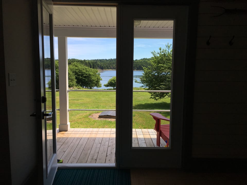 View from the back door.