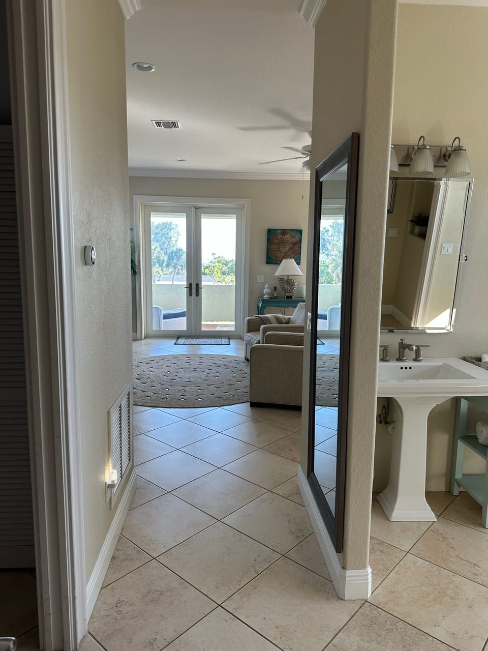 Entering the master suite on the 3rd floor.