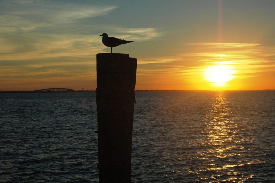 Sunset on the bay...