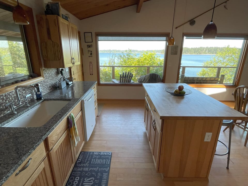 View from kitchen