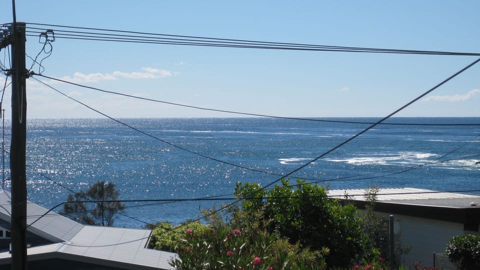 Panoramic view to the beautiful ocean