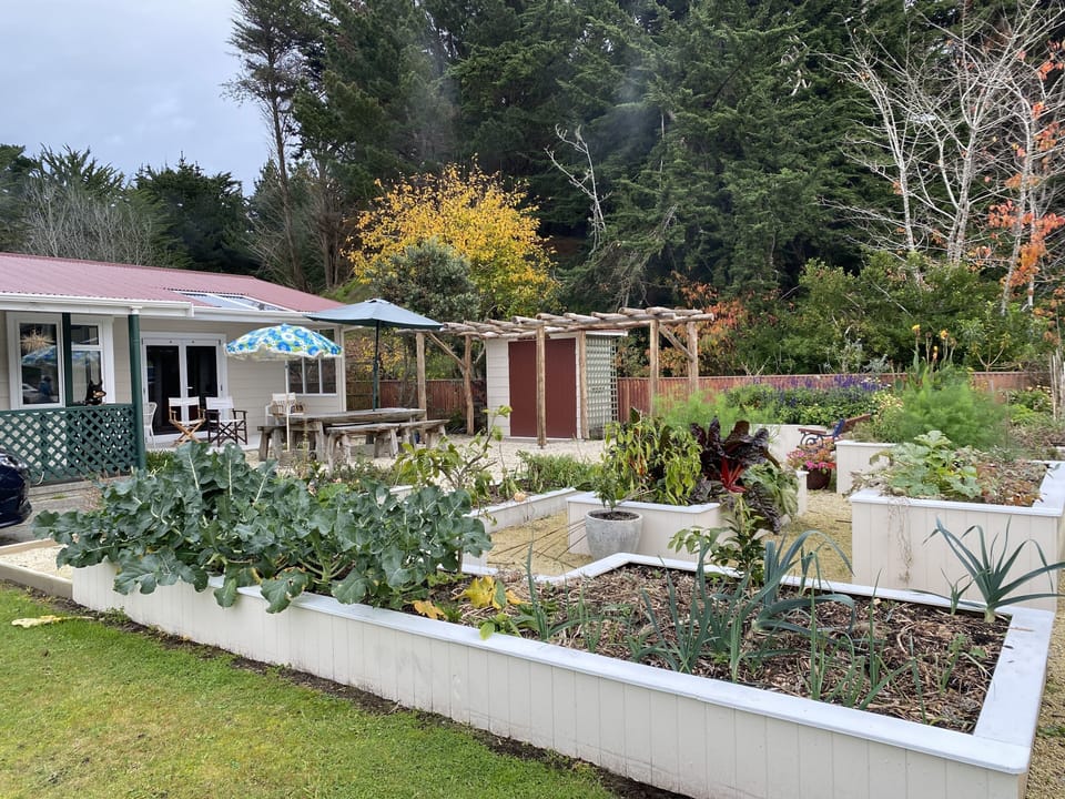Barbeque shed and outside seating.