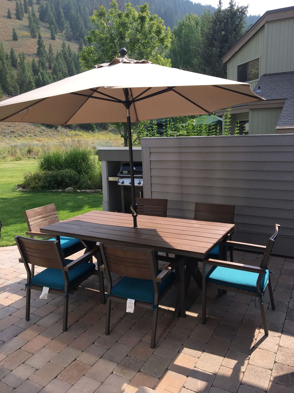Great patio for dining and relaxing.