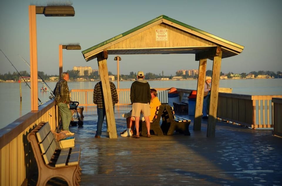 fishing on Cape Coral Pier