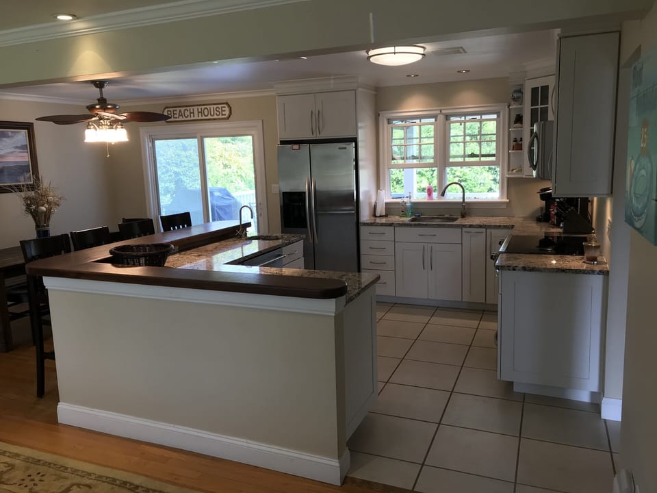 Kitchen  leading to back porch