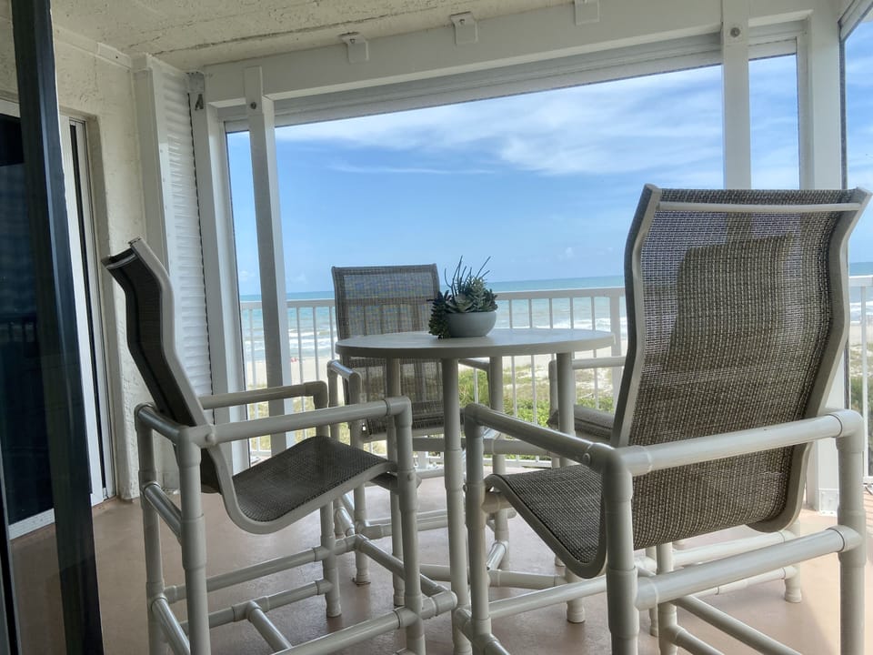 Balcony Seating Area with Ocean Views
