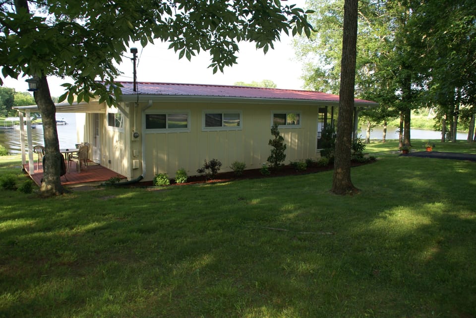 Two porches one screened in one open for cooking