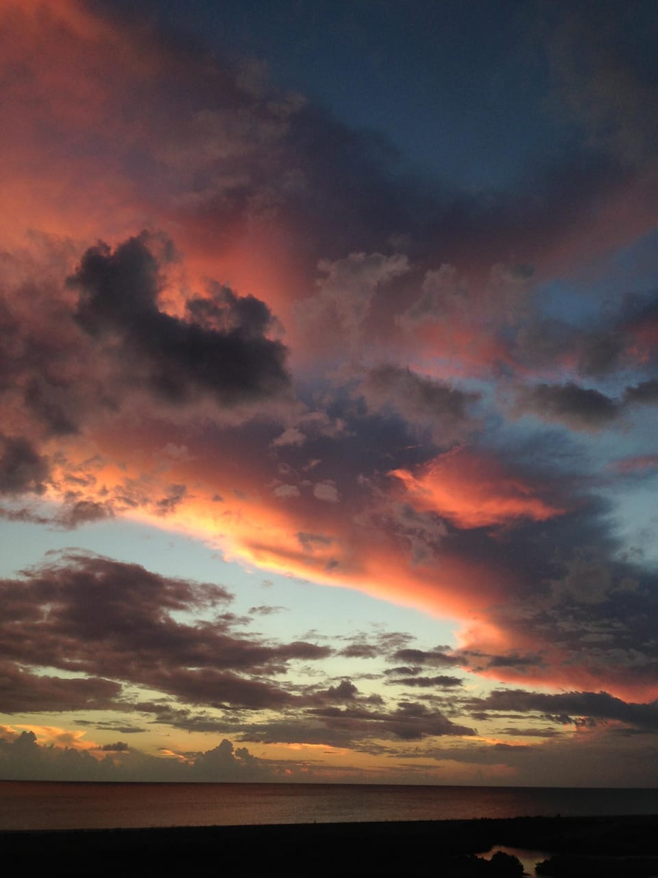 Sometimes the sunsets are especially full of drama
