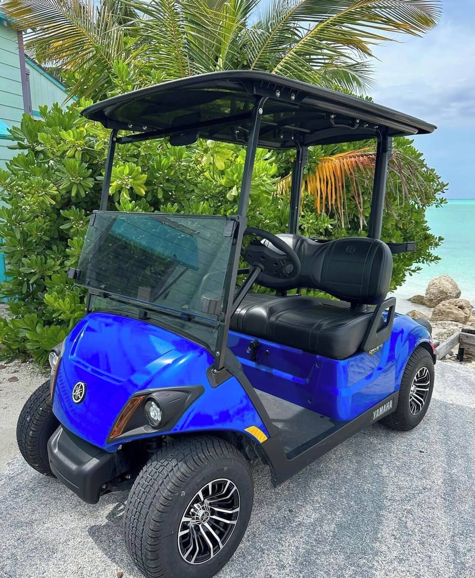 2-seat Golf Cart rentals available @ $225/wk. Monthly discount available