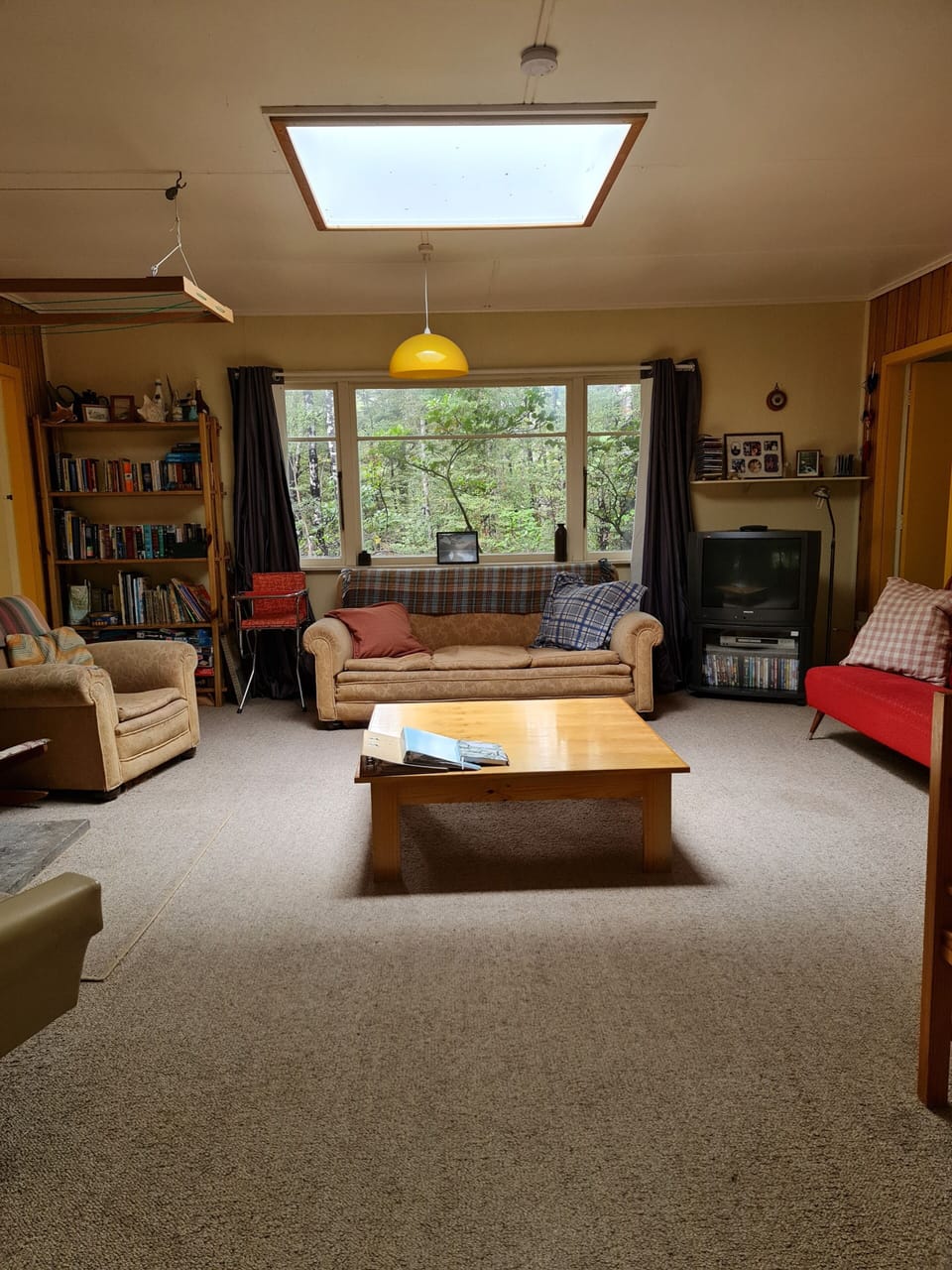 Open plan living area
