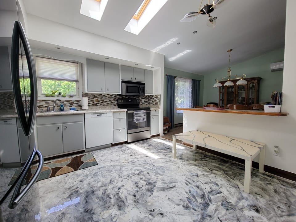 open concept kitchen