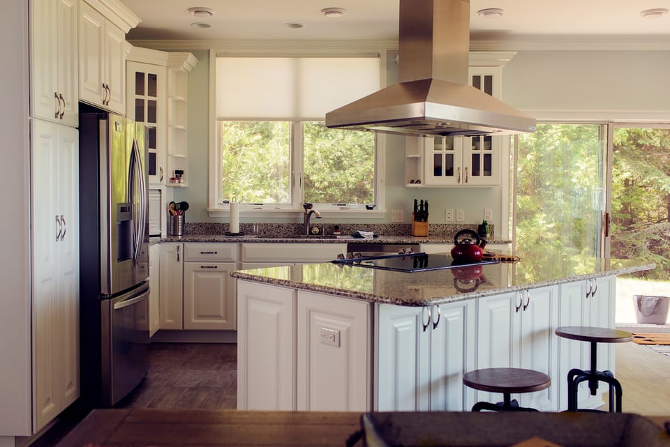 Granite counter tops and fully remodeled kitchen.