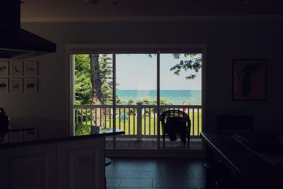 View from front door.