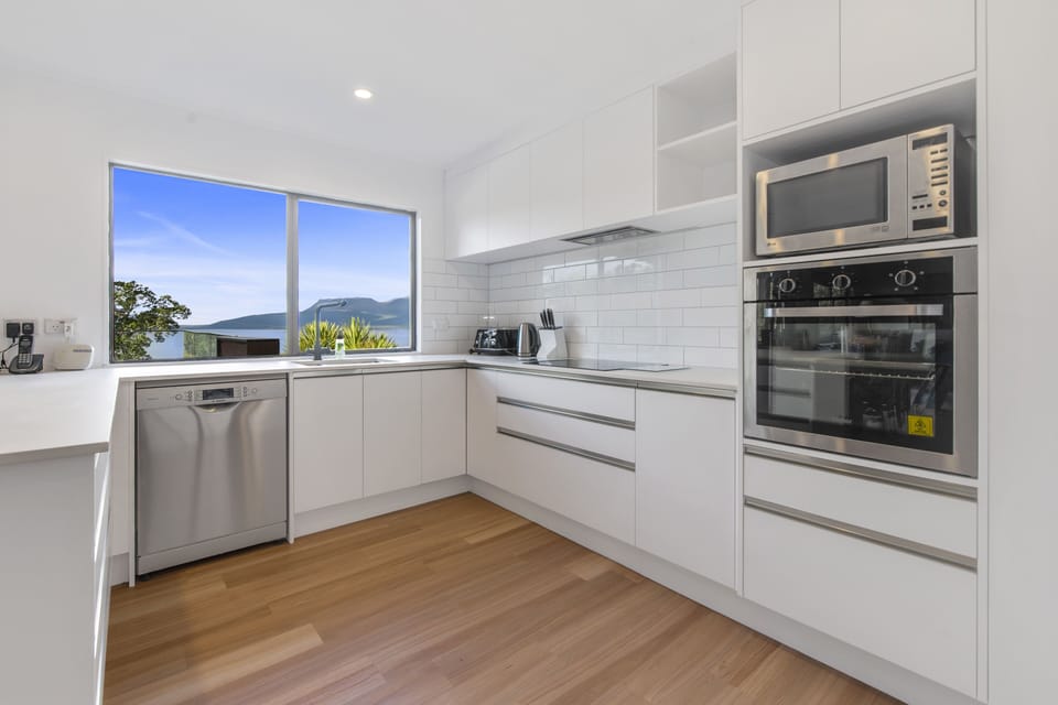 Kitchen with view with filter water