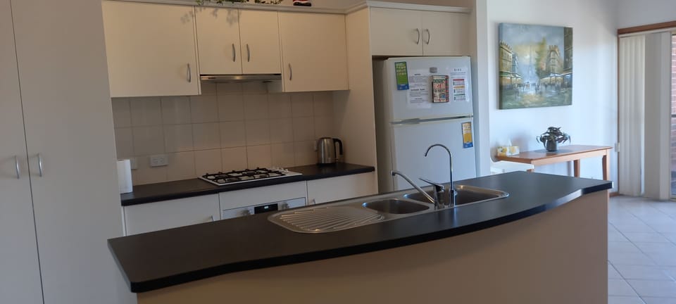 kitchen with island bench