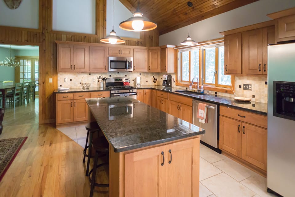 Renovated kitchen with dishwasher