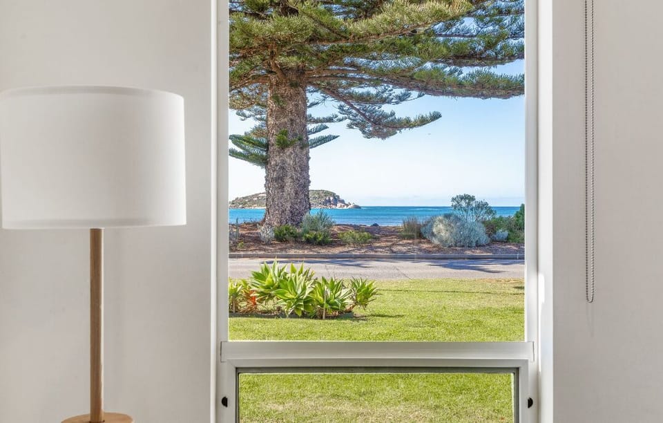 Sea views from one of the rumpus/6th bedroom windows.
