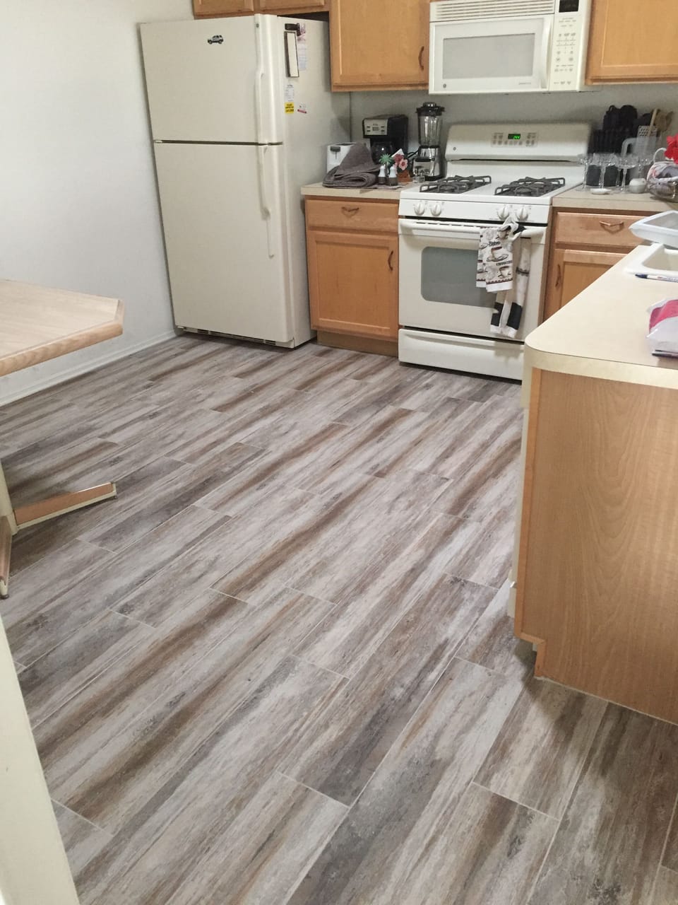 Venetian tiled floors recent upgrade Dec 2017