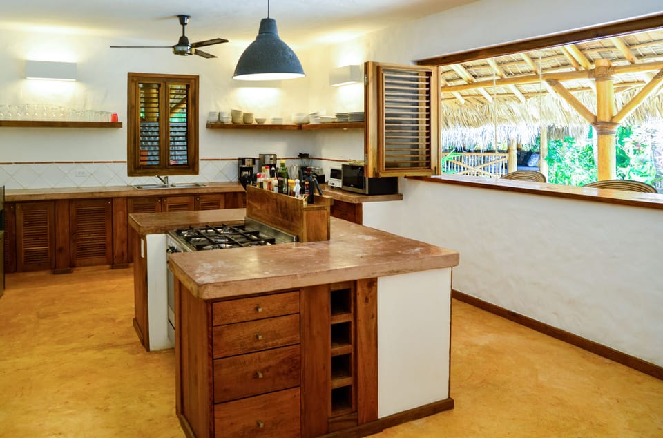 Open plan kitchen