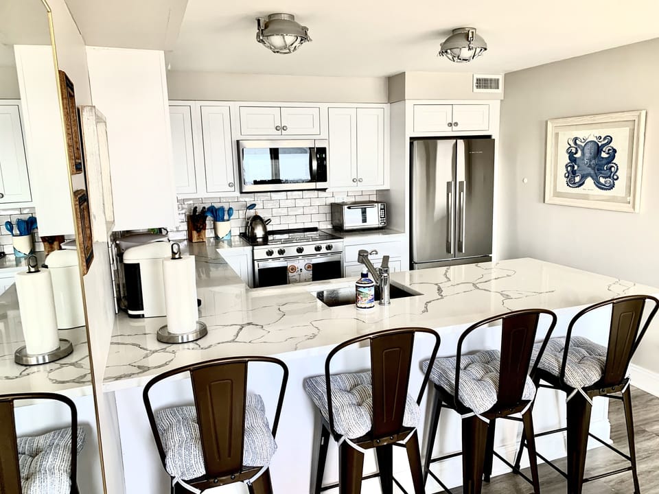 Kitchen and bar