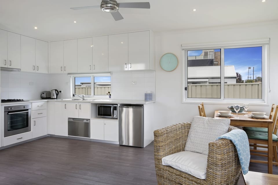 Kitchen area as seen from lounge