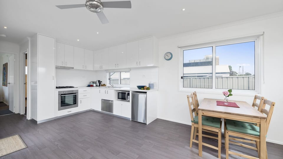 Kitchen and dining area