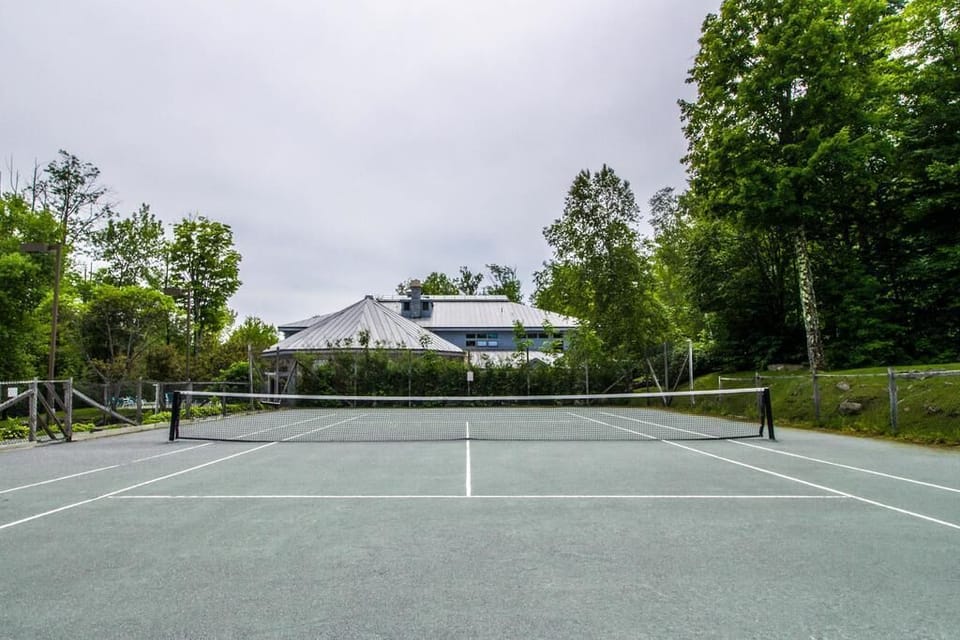 On site tennis courts