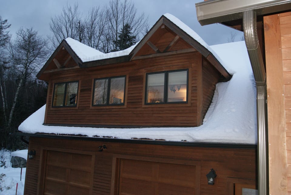 Apartment over the garage. 