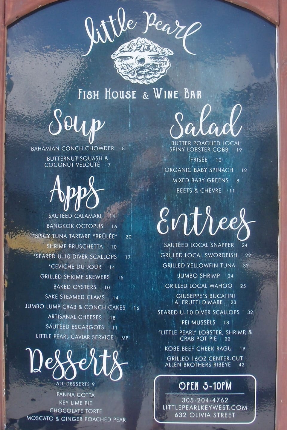 Little Pearl restaurant is open for dinner