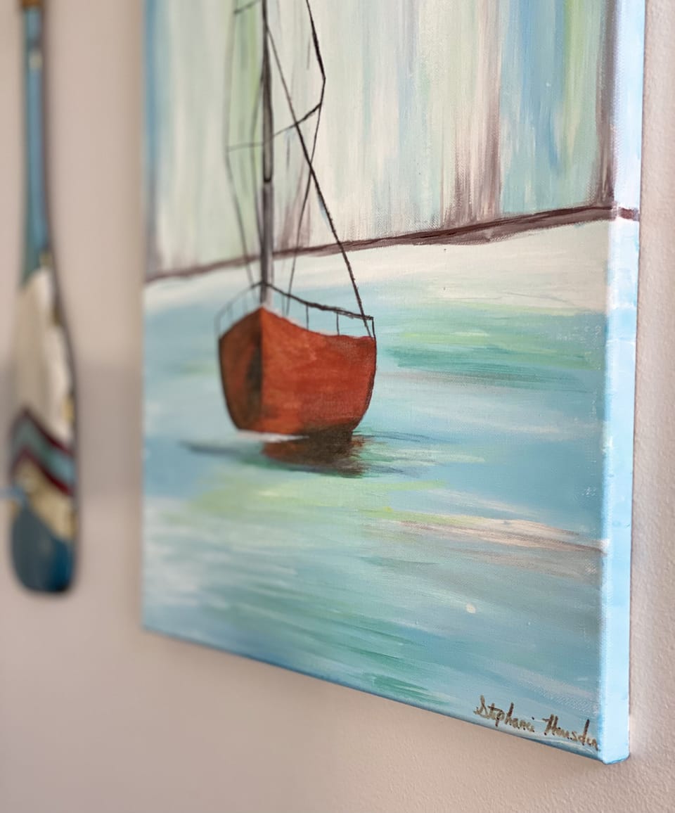 Owners art work is throughout the home to enjoy 