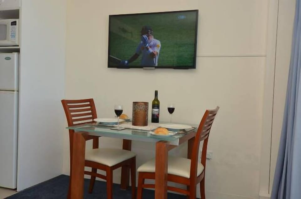 An intimate dining setting for 2, should you wish to dine in