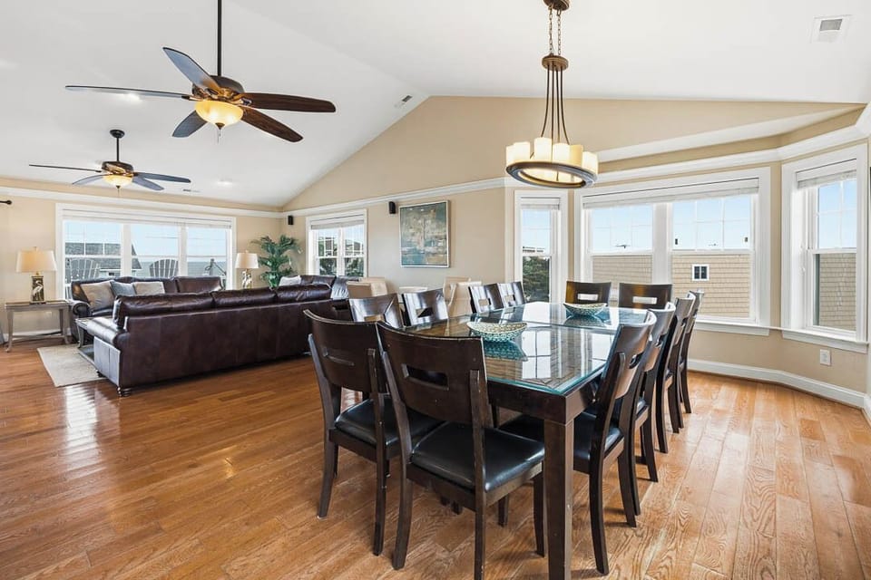 Top-Level Dining Room with Table (seats 12)