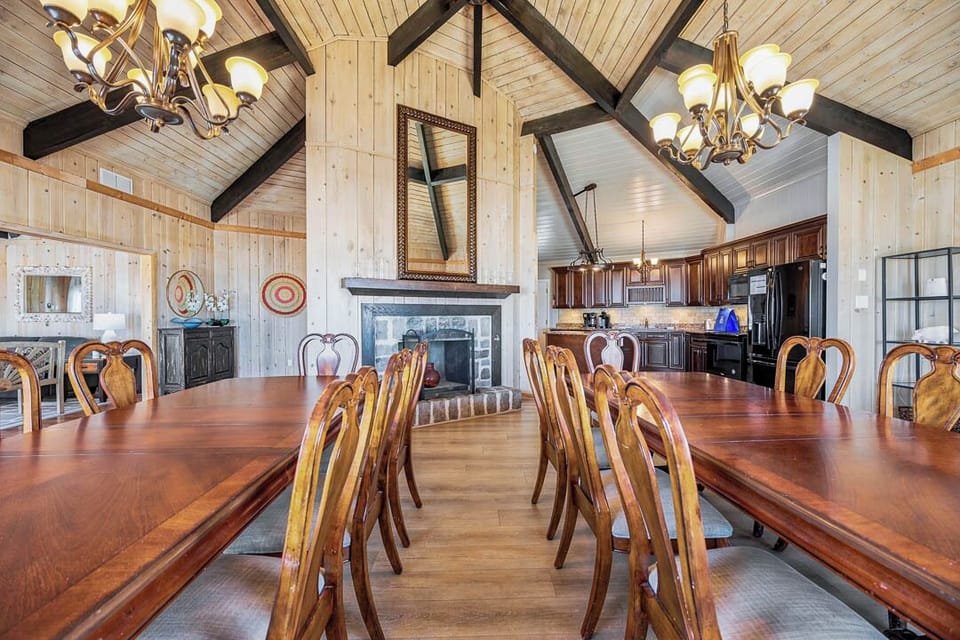 Top-Level Dining Tables (seats 9 each)