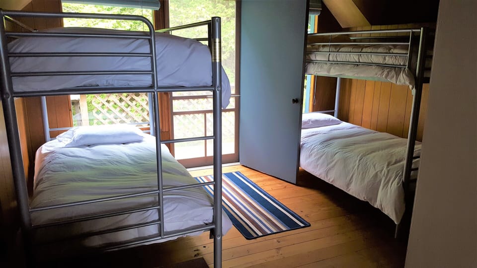 Upstairs bunk room.