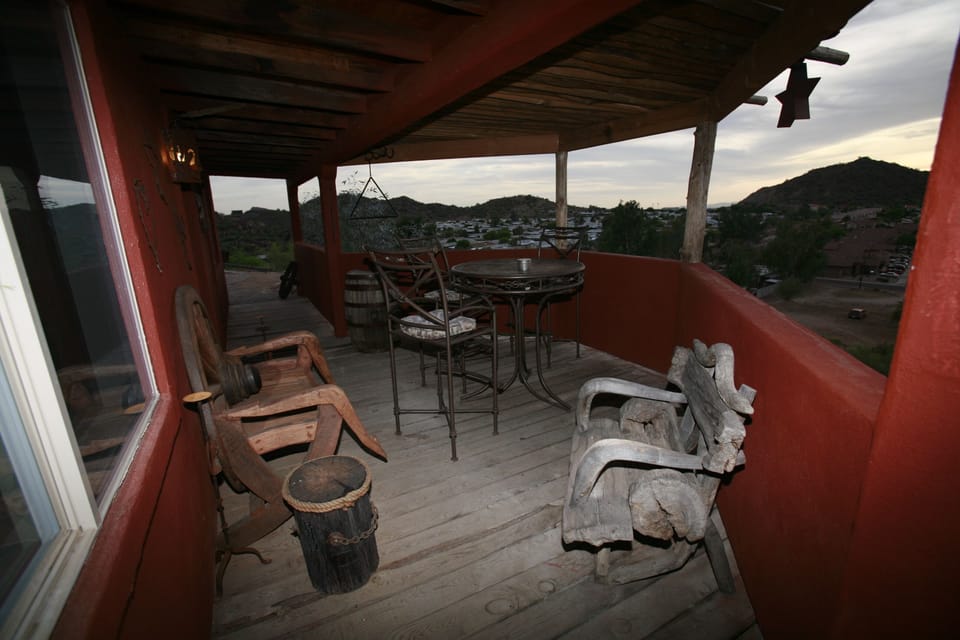 One of three Patio or Decks at The Ranchero