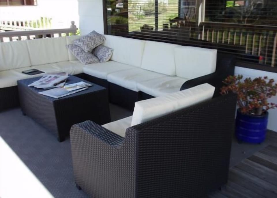 A cosy corner-deck- to enjoy the view and relax