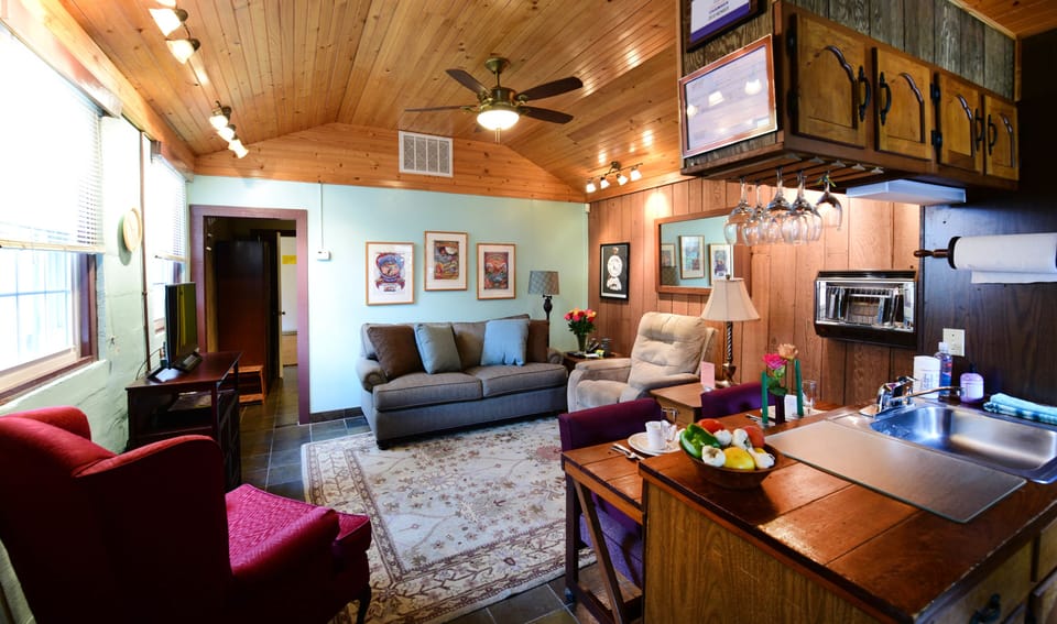 Another view of the living room, from a different angle.