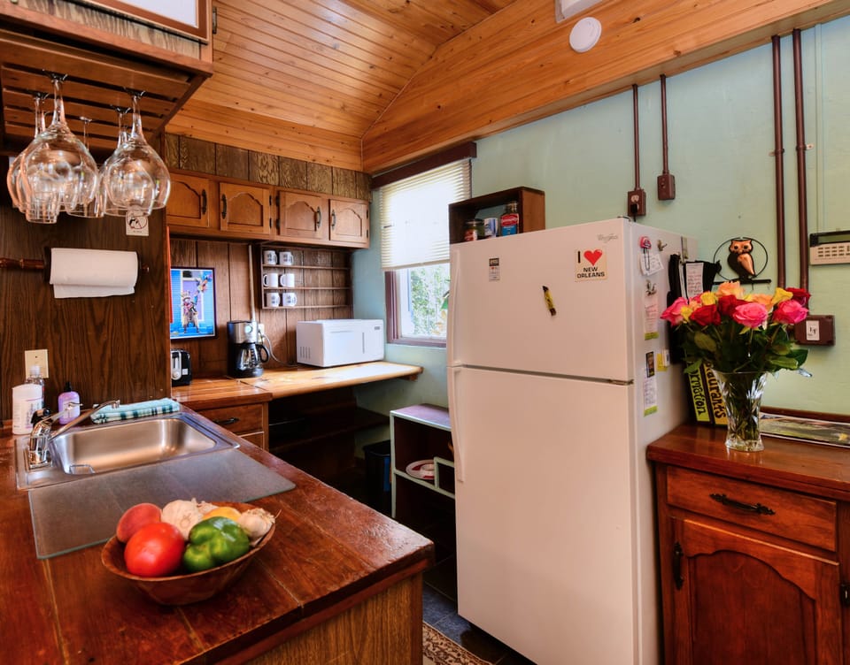 The kitchen up close and personal!